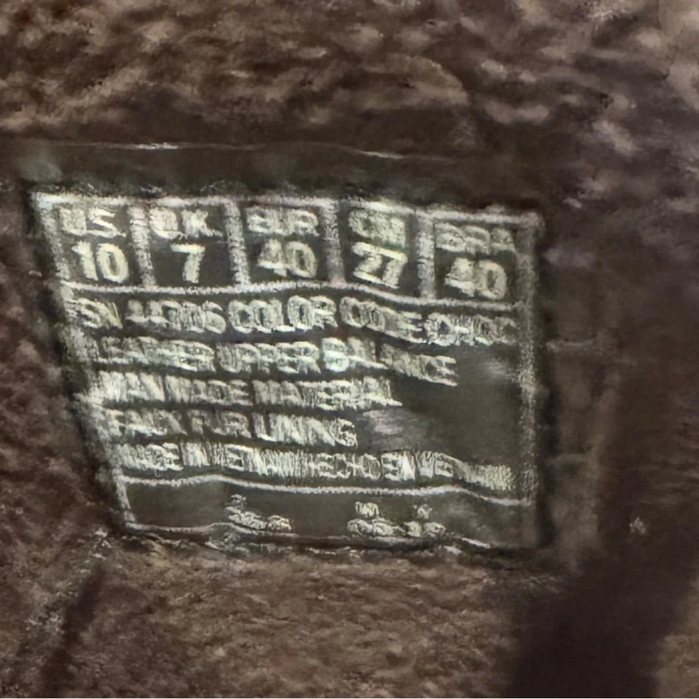 Skechers LEATHER‎ SUEDE Chukka Lineage Shoes Sz 10 Brown COMFORT Fur Lined Flex
